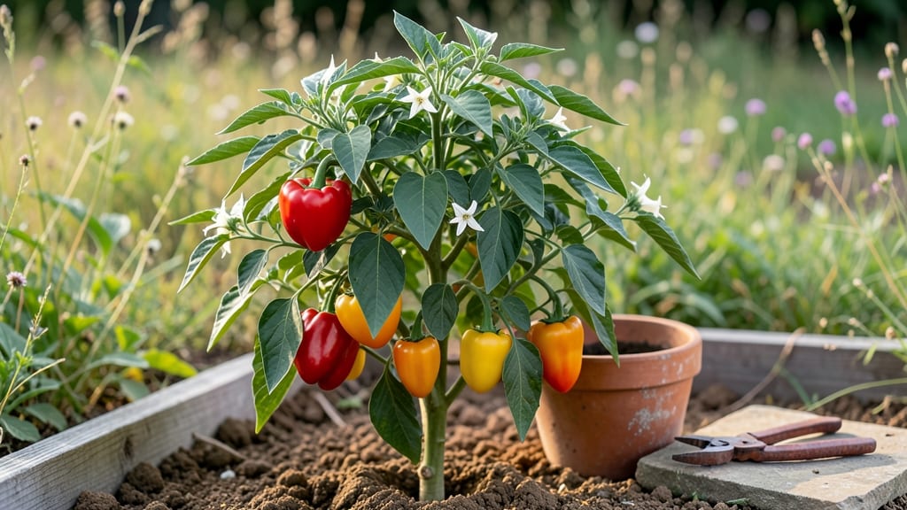 Gypsy Sweet Pepper Growing Guide: Pole-Trained Productivity in 55 Days Without Bitter Surprises