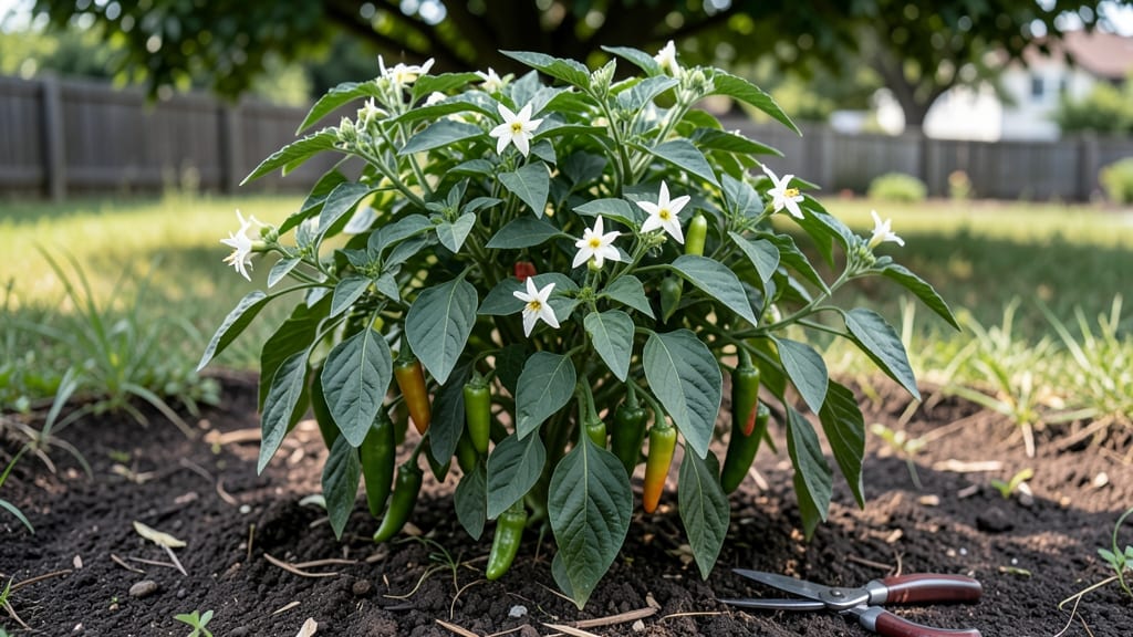Serrano Pepper Plant Stages: Pole-Trained Growth Timeline From Seed to Harvest