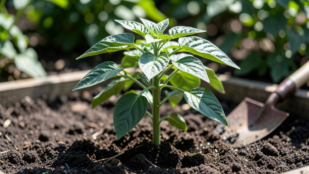 Bell Pepper Seedlings: Pole-Trained Growth Hacks for Bigger Harvests