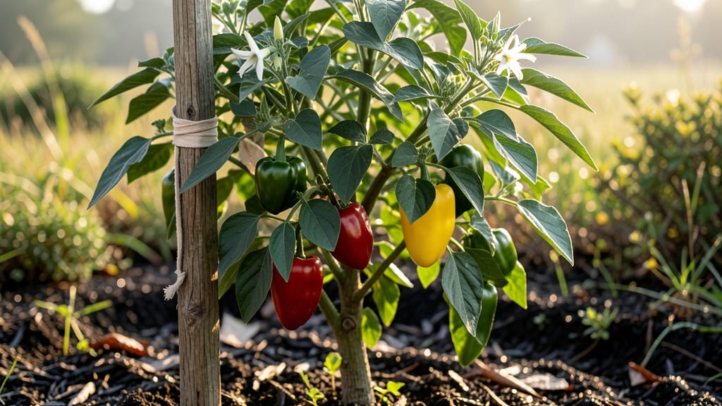 How to Stake Pepper Plants: Vertical Growth Hacks for Bigger Harvests