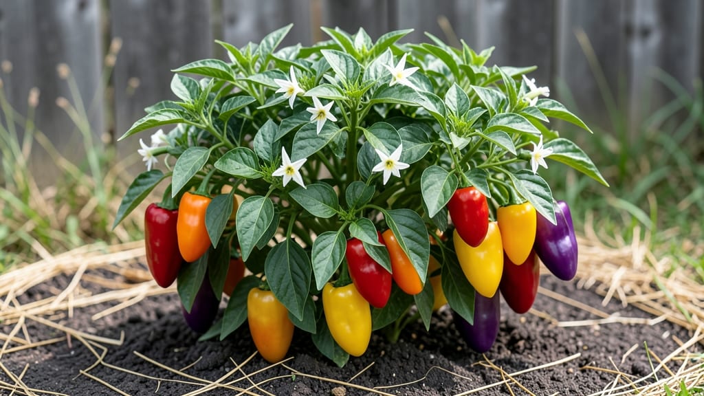 Sangria Ornamental Pepper Growing Guide: Pole-Trained Heat and Color in 55 Days