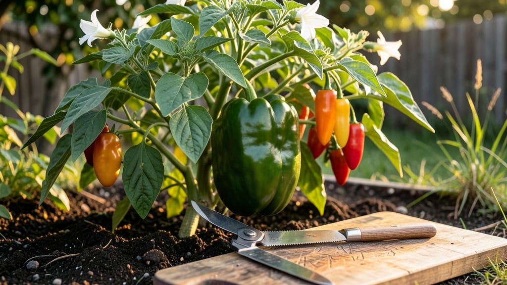 Largest Pepper in the World Growing Guide: Pole-Trained Giants in 60 Days